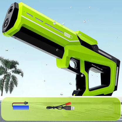 Pistola de Agua Automática Eléctrica – Juguete Portátil de Verano para Niños y Adultos | Diversión en Playa y Piscina