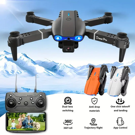 KBDFA E99Pro Drone Profesional 8K HD – Dron Plegable con Cámara Dual, FPV WiFi, Control Remoto y Fotografía Aérea