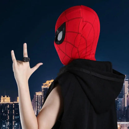 Máscara Spiderman con Ojos Móviles – Control Remoto Juguete Cosplay Infantil Halloween Navidad Peter Parker