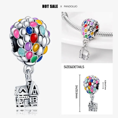 Charm Plata 925 Flor de Loto Retro | Bead Clásico Compatible Pandora Mujer
