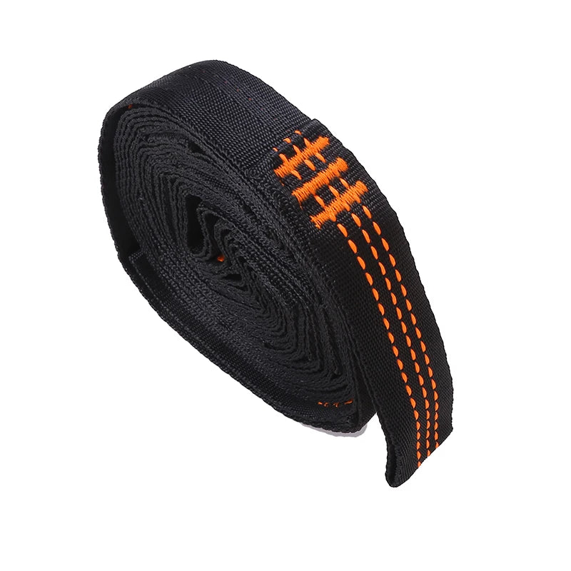 Juego de 2 Cintas para Hamaca – Alta Resistencia 600 lbs, Poliester con 5 Anillos Ajustables