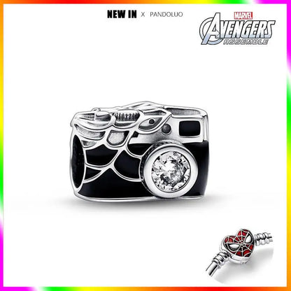 Charm Marvel Disney en Plata 925 – Abalorios Captain America, Wolverine y Deadpool para Pulsera Original Mujer