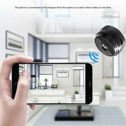 Cámara A9 HD WiFi 1080p – Cámara Inalámbrica de Seguridad con Visión Nocturna e Infrarrojos para Interior y Exterior