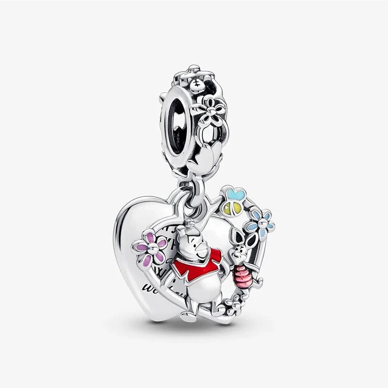 Charm Disney 100º Aniversario Mickey Mouse – Abalorios Princesa y Calabaza para Pulseras Originales Mujer