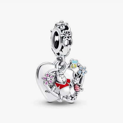Charm Disney 100º Aniversario Mickey Mouse – Abalorios Princesa y Calabaza para Pulseras Originales Mujer