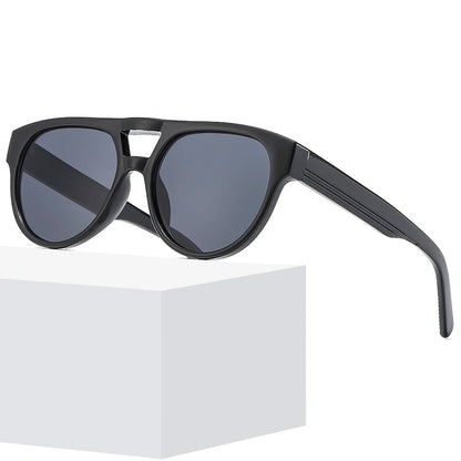 Gafas de Sol Ovaladas Unisex | Diseño Clásico con Doble Puente | Lentes UV400 Protección Total para Hombre y Mujer