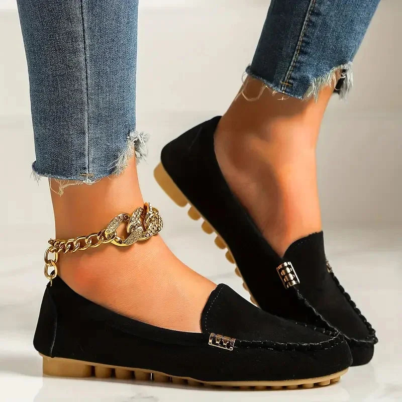 Mocasines Mujer 2024 | Zapatos Casuales Planos de Mezclilla