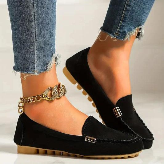 Mocasines Mujer 2024 | Zapatos Casuales Planos de Mezclilla