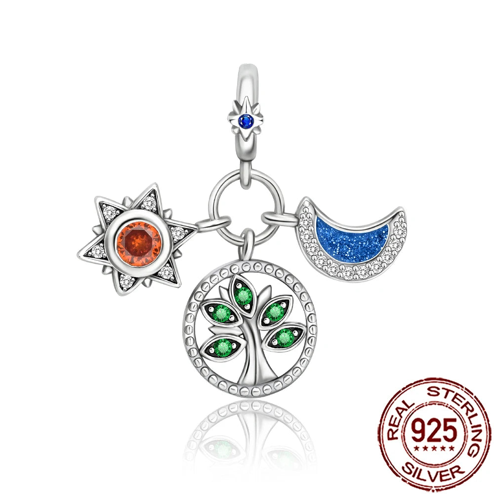 Charm Mano de Fátima con Ojo Todo lo Ve en plata 925 – Compatible Pandora, pulsera y collar mujer 2025