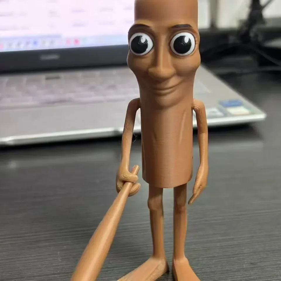 Figura Anime Meme Stickman Tung Tung Tung Sahur – Modelo Brainrot Tralalelo Shimpanzini Bananini Coleccionable