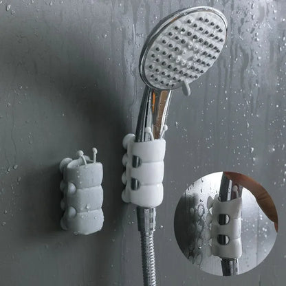 Soporte de Ducha con Ventosa – Portaducha de Baño Ajustable sin Taladro, Fijación Segura y Resistente