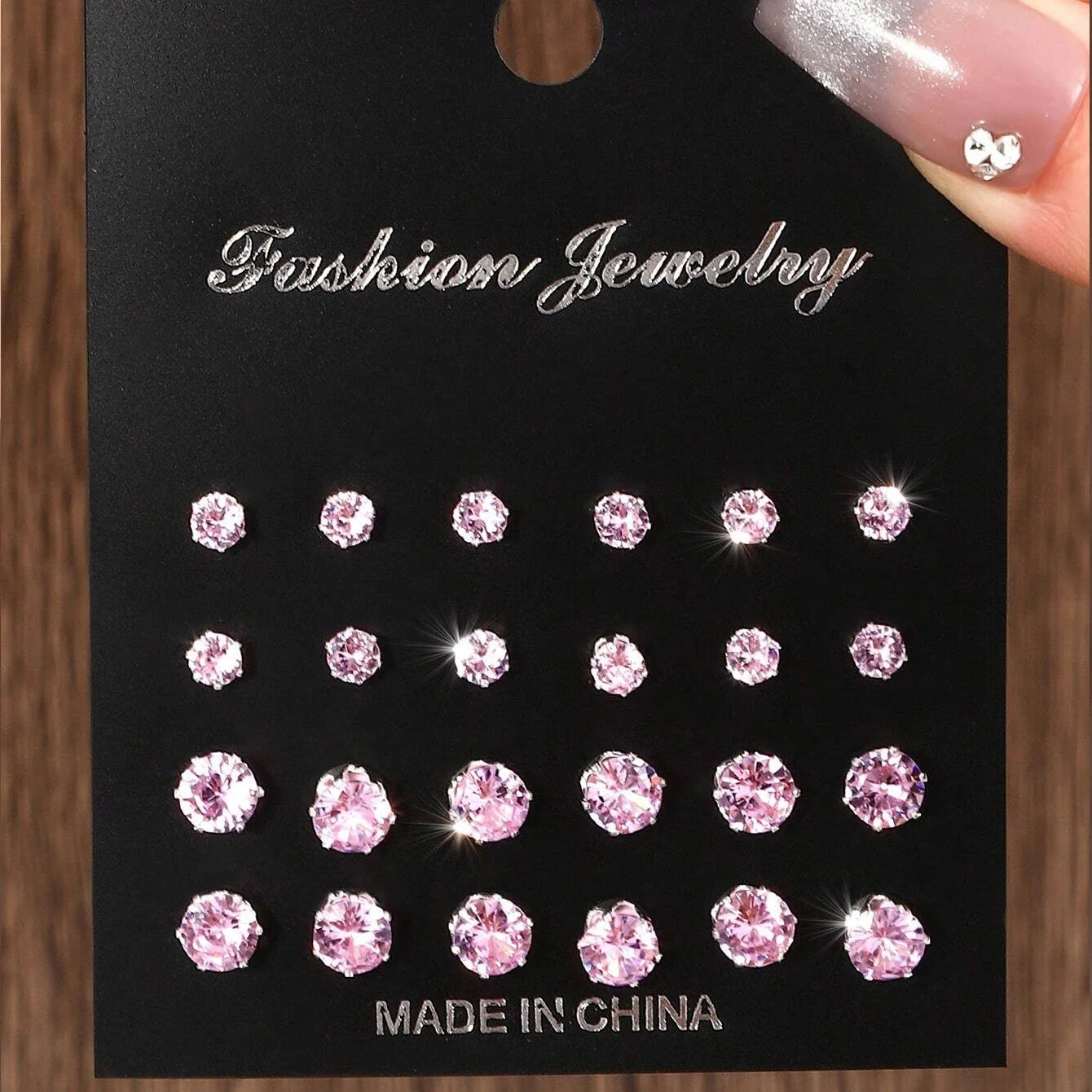 Set de 12 Pares de Aretes de Circonia – Pendientes Brillantes y Elegantes para Mujer, Regalo Ideal
