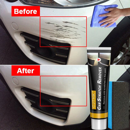 Removedor de Rayones para Coche | Pasta Reparadora y Pulidora de Pintura con Cera Anti-Rayaduras
