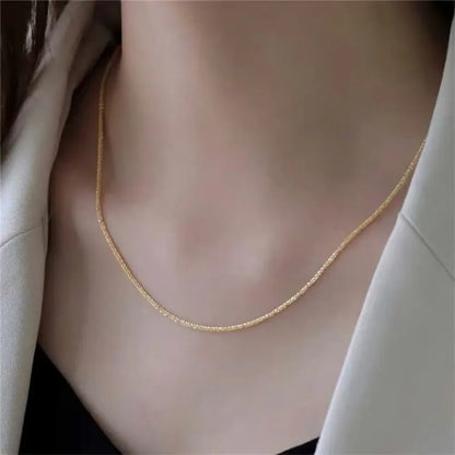 Pulsera Choker de Plata Brillante para Mujer - Joyería Fina de Fiesta y Boda
