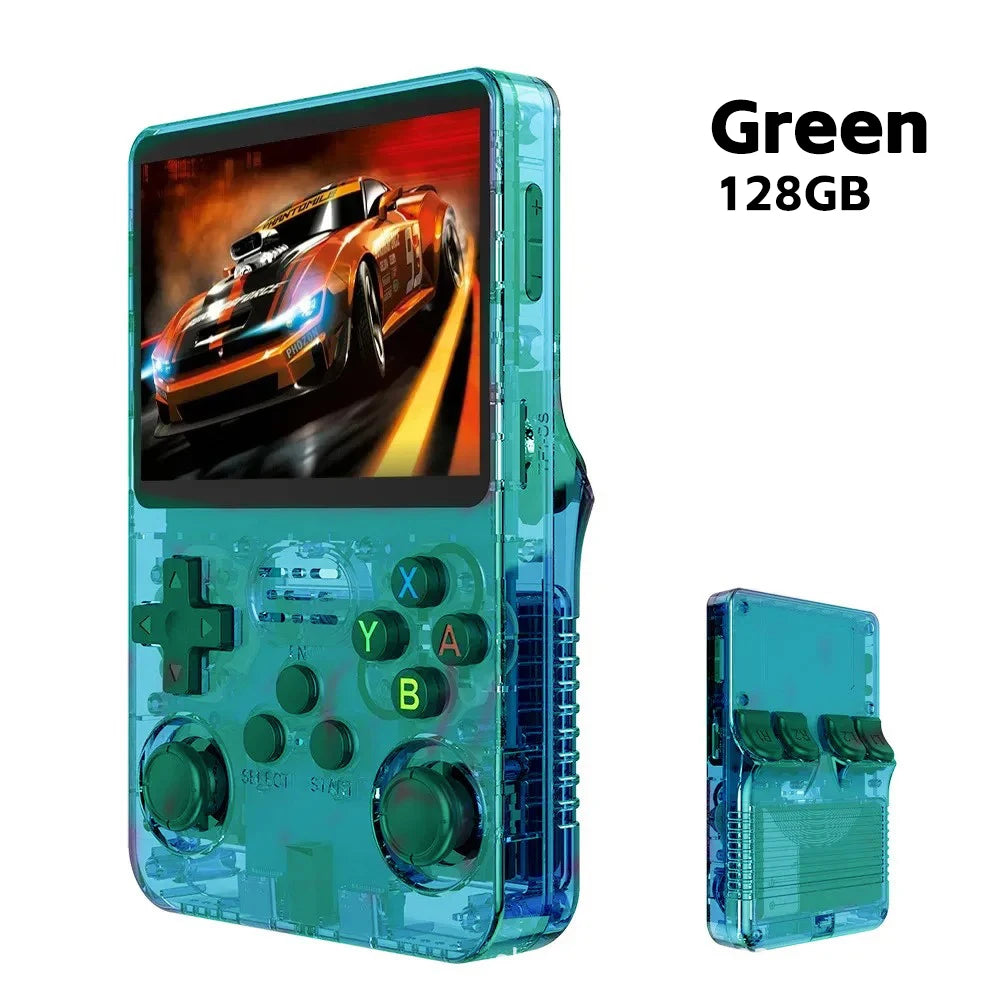 R36S Retro Handheld Game Console – Consola Portátil Linux 3.5” IPS con 64GB y 15000+ Juegos