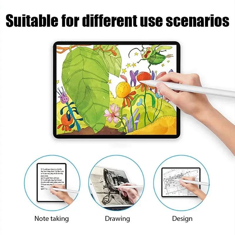 Lápiz Stylus Compatible con iPad 2018–2022 | Palm Rejection y Pantalla de Batería | Para iPad Pro / Air / Mini