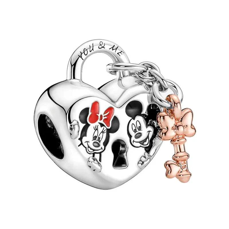 Charm Disney 100º Aniversario Mickey Mouse – Abalorios Princesa y Calabaza para Pulseras Originales Mujer