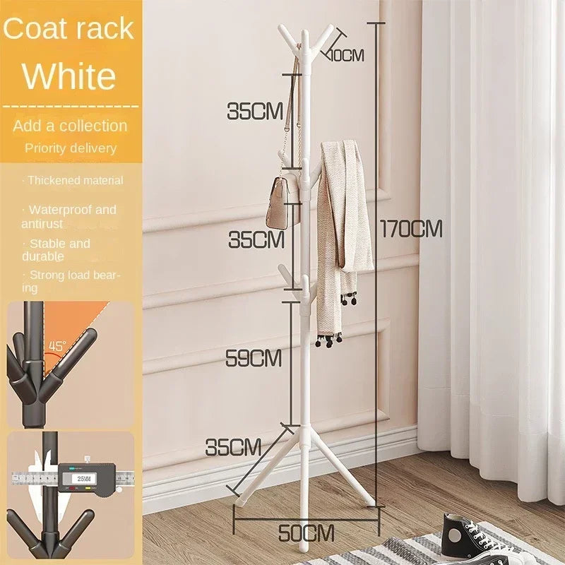 Perchero de Pie Vertical – Estilo Árbol, Para Ropa, Sombreros, Bolsos y Accesorios