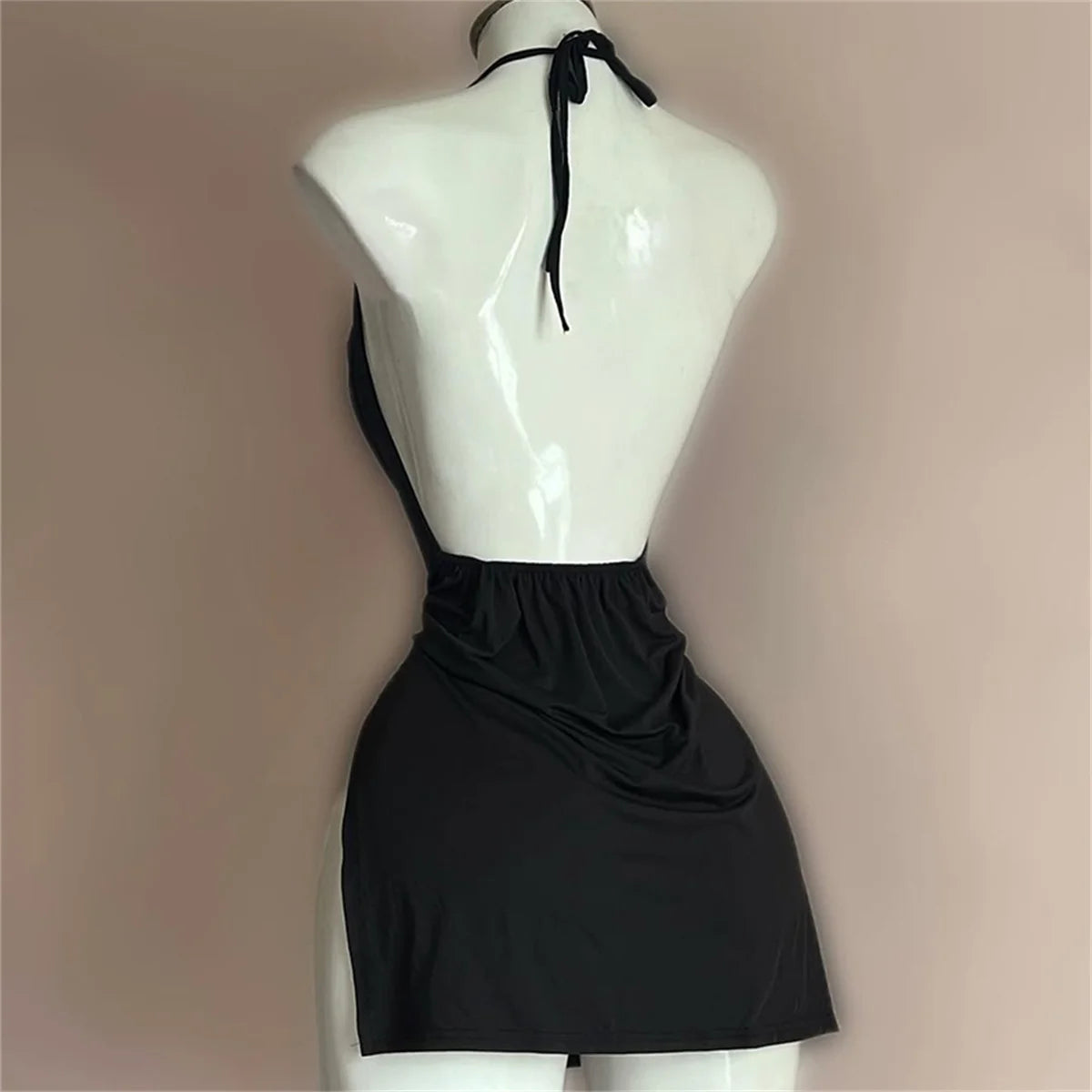 Vestido Camisole Sexy Mujer 2025 | Vestido Verano Escote V Espalda Abierta con Abertura Lateral