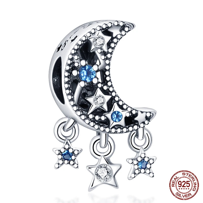 Charm Serie Océano en Plata 925 – Abalorios Tortuga, Cangrejo y Sirena para Pulsera Original Mujer