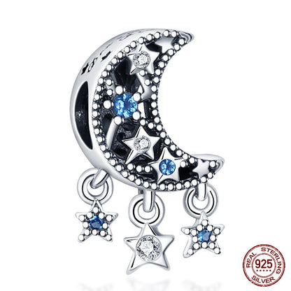 Charm Serie Océano en Plata 925 – Abalorios Tortuga, Cangrejo y Sirena para Pulsera Original Mujer