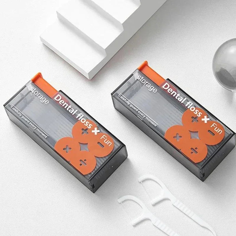 Dispensador Portátil de Hilo Dental | Incluye 10 Uds. | Organizador Automático con Expulsión Rápida | Higiene Bucal y Cuidado Oral