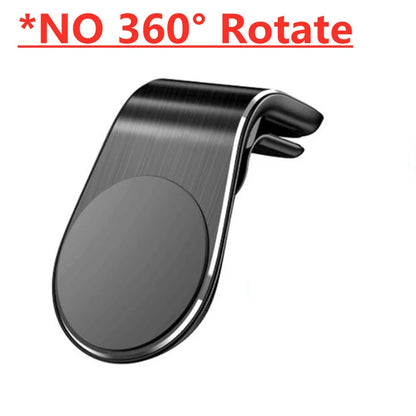 Soporte Magnético de Teléfono para Auto – Clip de Ventilación 360° | Compatible con iPhone, Xiaomi, Samsung y LG