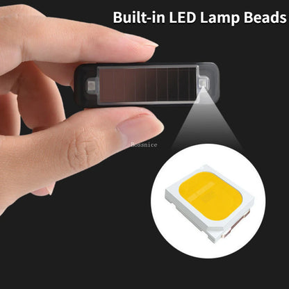 Mini Luz de Advertencia Solar LED para Coche | Lámpara Antirrobo Simulada | Luz de Seguridad Nocturna Inalámbrica