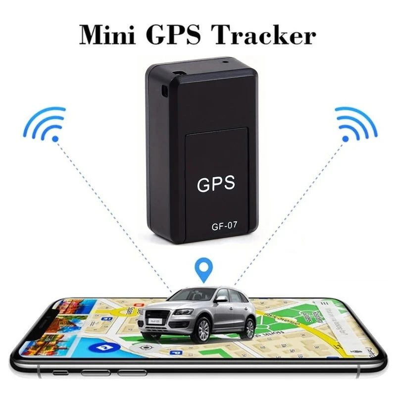GF-07 Mini GPS Tracker – Localizador Magnético en Tiempo Real para Coche, Mascotas, Niños y Personas Mayores