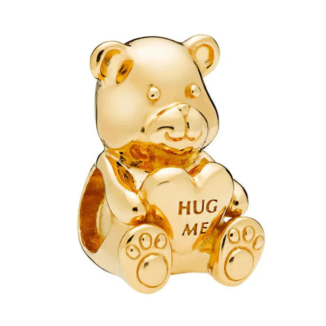 Charm Abalorios Dorados y Rosados para Pulseras Originales Mujer