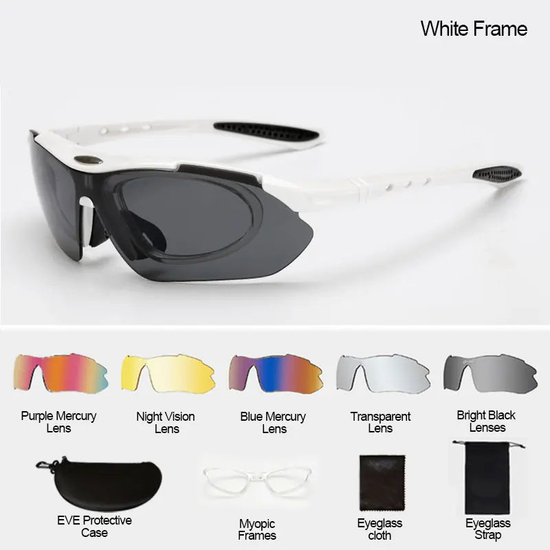 Gafas de Ciclismo Deportivas Unisex – Gafas de Sol para Bicicleta de Carretera y Montaña con Protección UV400