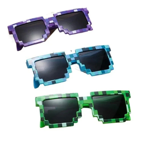 Gafas de Sol Pixeladas 2025 | Creeper Sunglasses Retro Gaming Unisex Fiesta y Moda