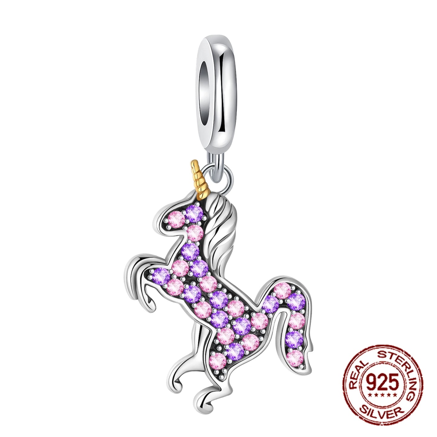 Charm avión y luciérnaga en plata 925 – Amor y viaje, compatible Pandora, pulsera y collar DIY mujer