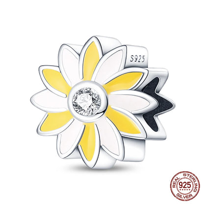 100% 925 Sterling Silver Creative Blue Luminous Firefly Charms Pendants Fit Qikaola 925 Original Bracelets DIY Birthday Jewelry