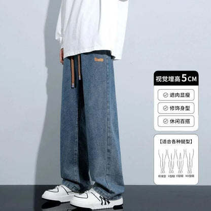Jeans Vintage Americanos Hombre | Vaquero Oversize Negro Gris Recto Desgastado High Street