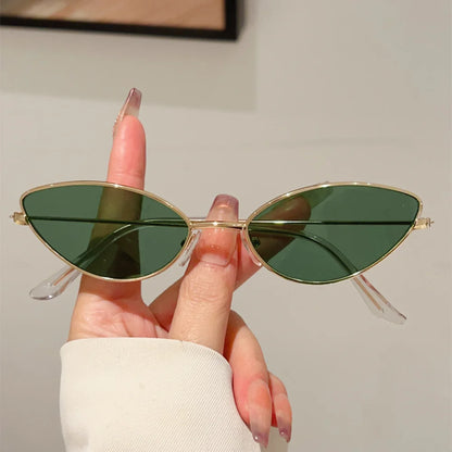 Gafas de Sol Mujer 2025 | Retro Marco Pequeño Moda Verano UV400 Viajes y Exterior