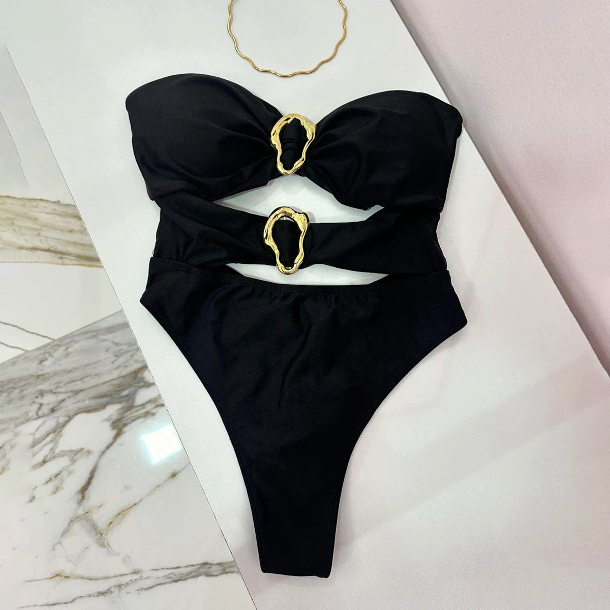 Bikini Bandeau Sexy Mujer 2025 | Push-Up Brasileño Playa y Piscina