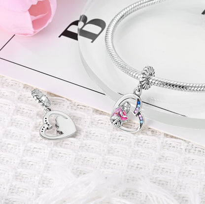 Original 925 Sterling Silver Mother's Love Embrace Charms Beads Pendants Fit S925 Bracelet Necklace Fine DIY Jewelry