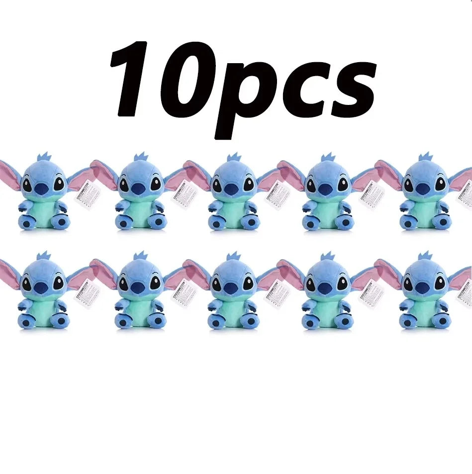 Peluche Stitch Disney 4/8 Pulgadas – Muñeco de Peluche Azul/Rosa | Juguete Anime Lilo & Stitch Regalo para Niños