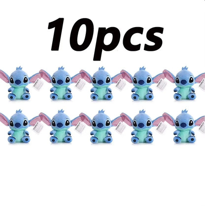 Peluche Stitch Disney 4/8 Pulgadas – Muñeco de Peluche Azul/Rosa | Juguete Anime Lilo & Stitch Regalo para Niños