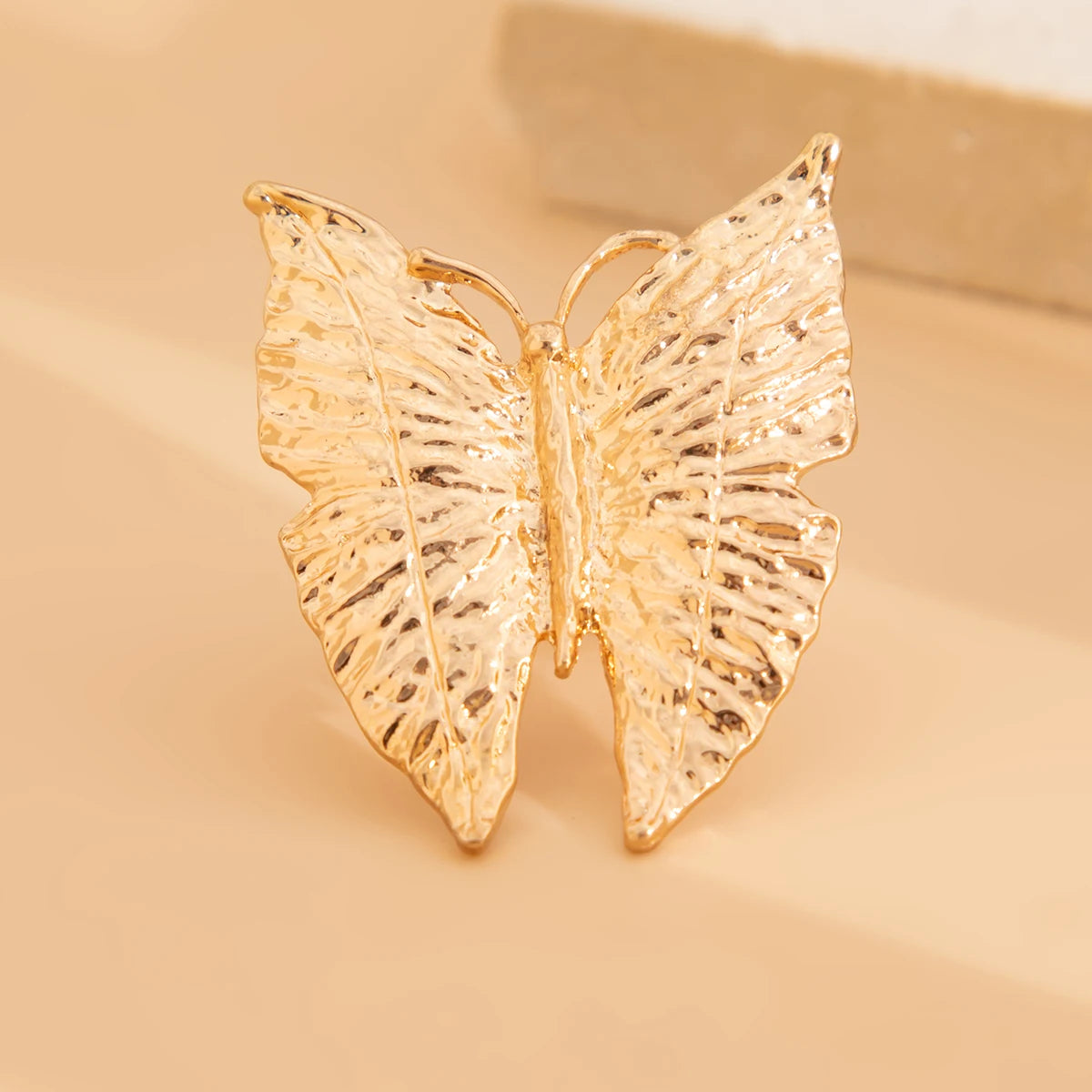 Anillo Boho Ajustable para Mujer – Diseño Creativo de Mariposas y Flores, Joyería de Moda 2025 Dorada o Plateada