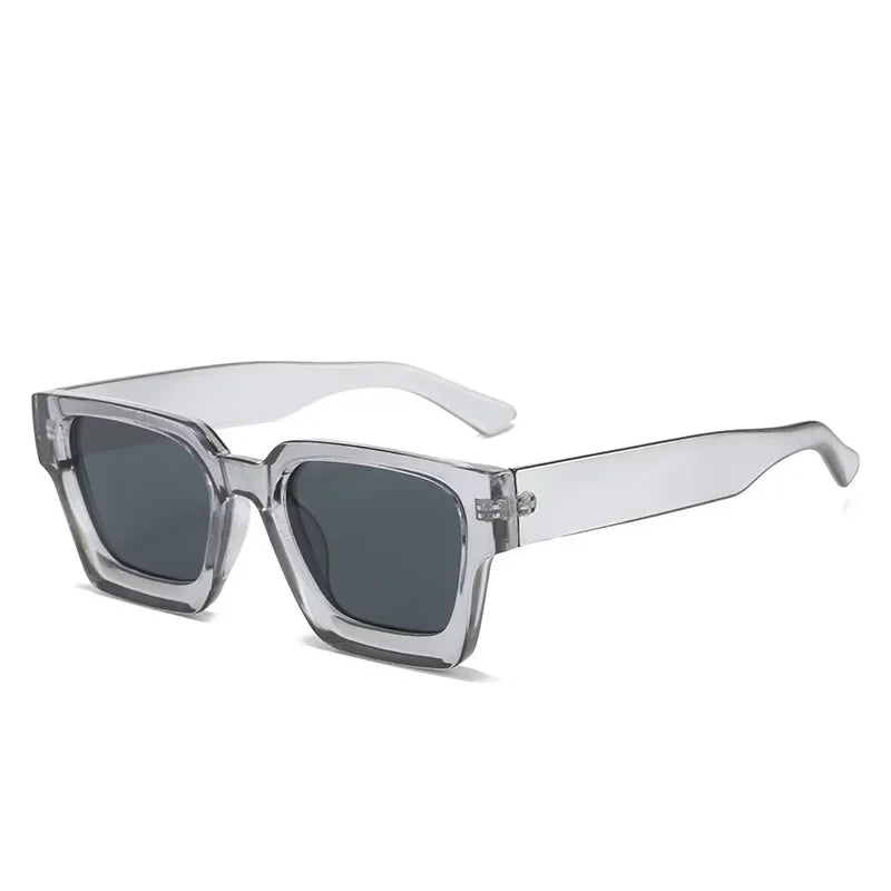 JNPCXI Gafas de Sol Cuadradas de Lujo | Retro Fashion Unisex UV400