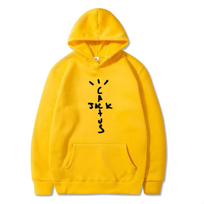Hoodie Cactus Jack – Sudadera Unisex con Estampado Doble Cara, Moda Streetwear de Otoño