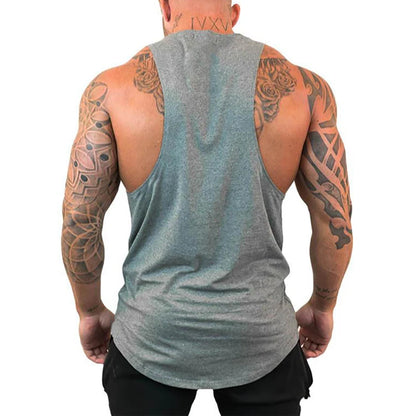 Tank Top "MACHINE FITNESS" para Hombre – Camiseta Sin Mangas de Bodybuilding, Gym y Workout, Algodón y Singlet Muscle