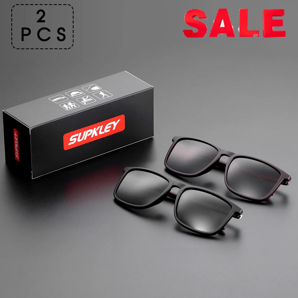 SUPKLEY Gafas de Sol Deportivas Polarizadas Hombre Mujer | Protección UVA&UVB