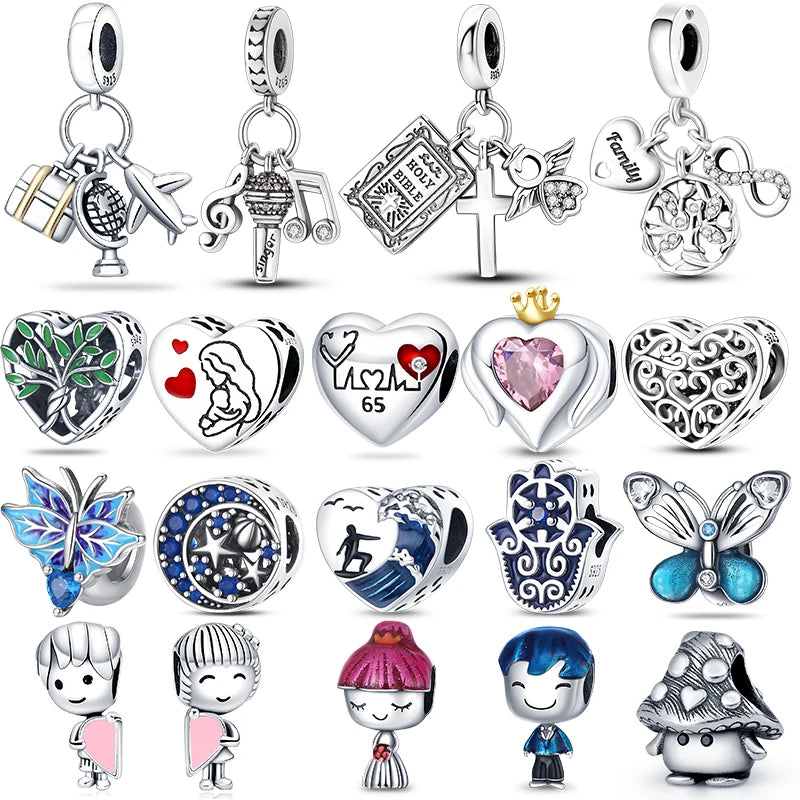Charm Buho Serie Bee en Plata 925 – Abalorio DIY para Pulseras Originales Mujer