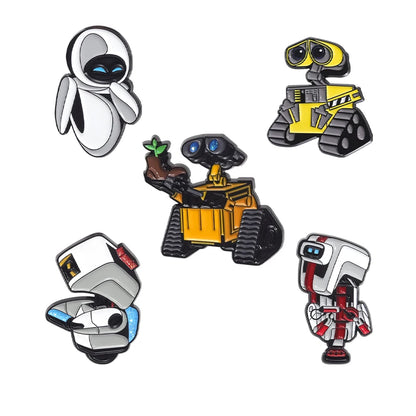 Pins de Dibujos Animados Anime – Broches Esmaltados de Monje Tierno, Chapas Divertidas para Regalo