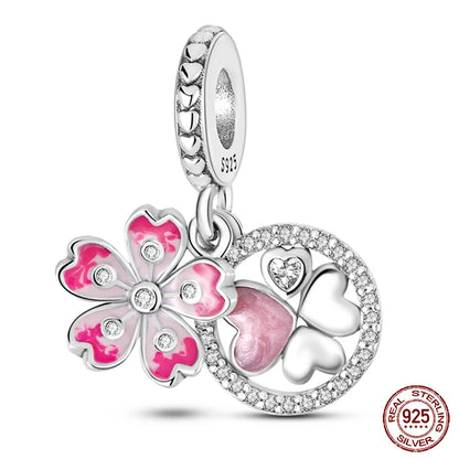 100% 925 Sterling Silver Creative Blue Luminous Firefly Charms Pendants Fit Qikaola 925 Original Bracelets DIY Birthday Jewelry