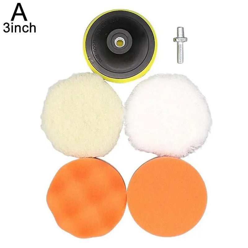 Almohadilla de Pulido Universal 3/4" M10/M14 | Disco de Lana Suave para Encerado y Limpieza de Carrocería
