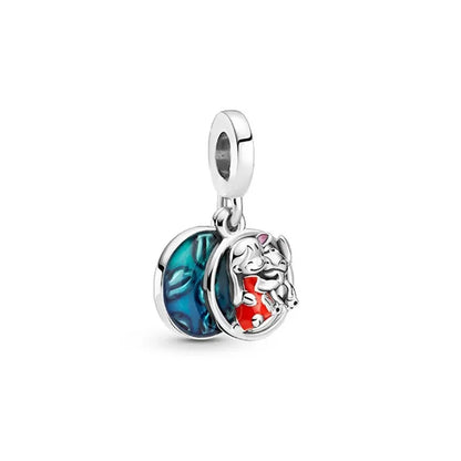 Charm Disney 100º Aniversario Mickey Mouse – Abalorios Princesa y Calabaza para Pulseras Originales Mujer